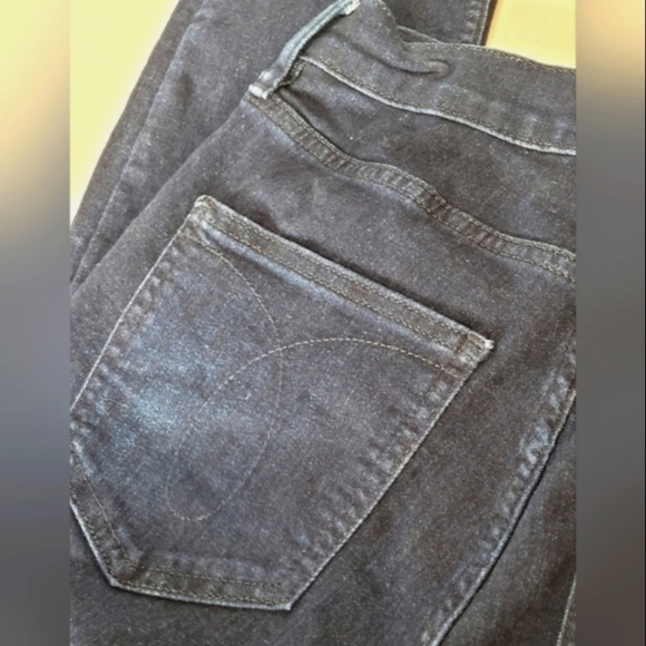 Calvin Klein Womens High Rise Skinny Jean Dark Indigo Blue - Size 6 / 28 - Picture 7 of 12